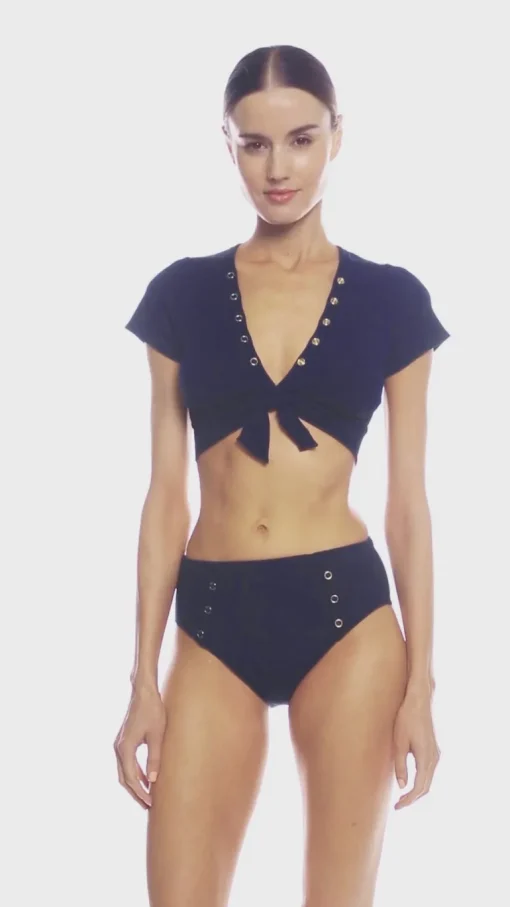 Amy High Waist Bikini Bottom