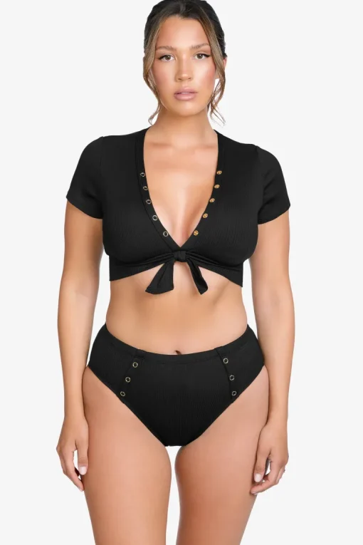 Amy High Waist Bikini Bottom