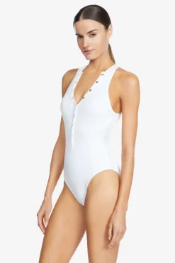 Amy Raglan High Neck 1 Piece