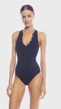 Amy Raglan High Neck 1 Piece