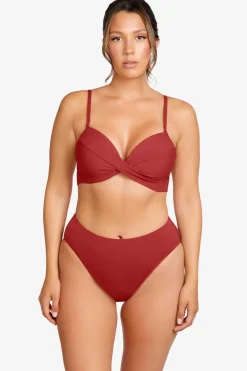 Aubrey D-Cup Twist Cami Bikini Top