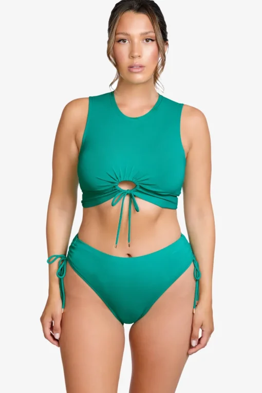 Aubrey High Waist Bikini Bottom