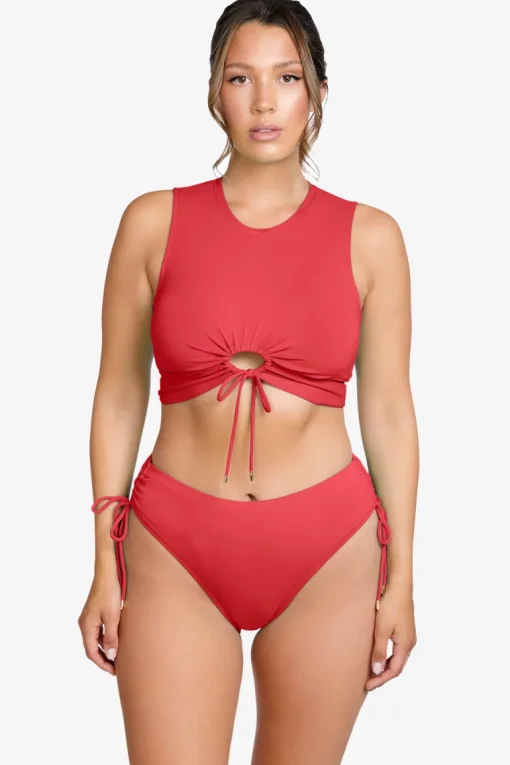 Aubrey High Waist Bikini Bottom