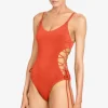 Aubrey Lace Up One Piece
