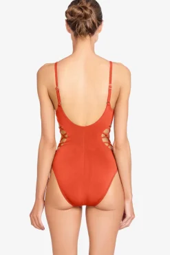 Aubrey Lace Up One Piece
