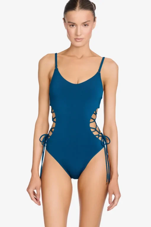 Aubrey Lace Up One Piece