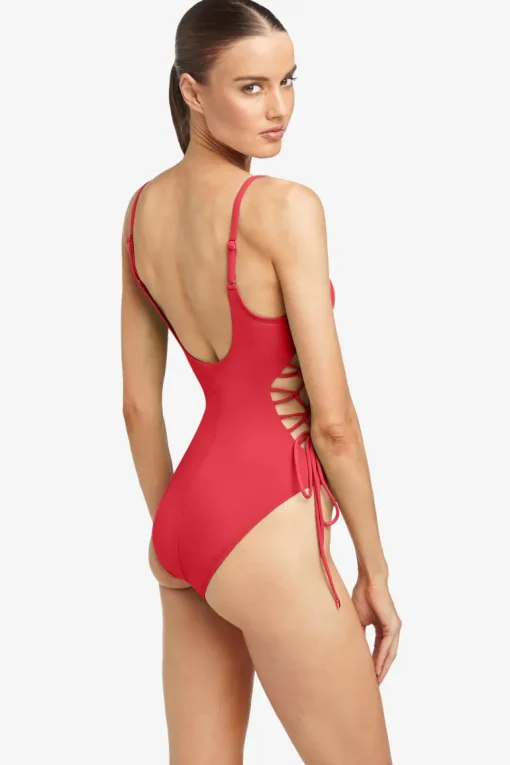 Aubrey Lace Up One Piece