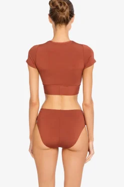 Ava High Waist Bikini Bottom
