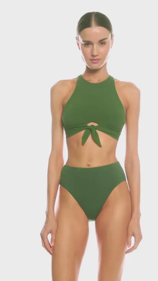 Ava High Waist Bikini Bottom