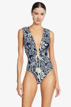 Indah Shirred One Piece