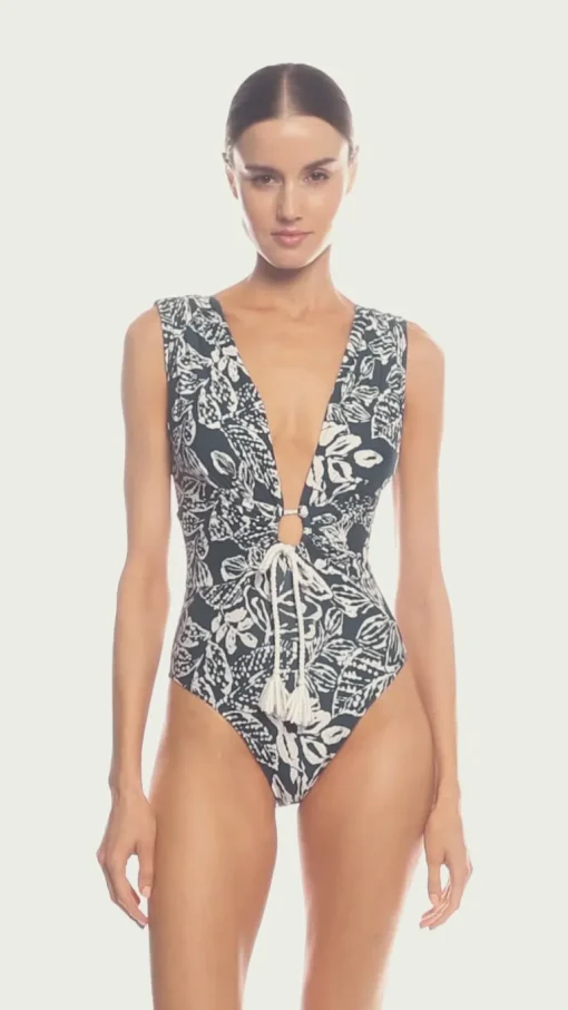 Indah Shirred One Piece