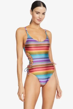 Ines Lace Up One Piece
