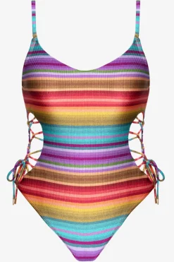 Ines Lace Up One Piece