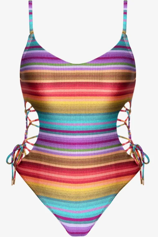 Ines Lace Up One Piece
