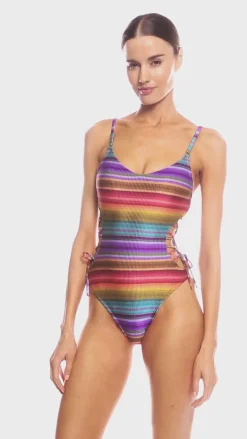 Ines Lace Up One Piece