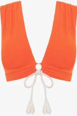 Soliel Capsleeve Bikini Top
