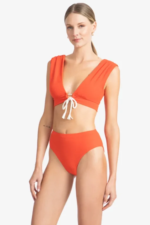 Soliel Capsleeve Bikini Top