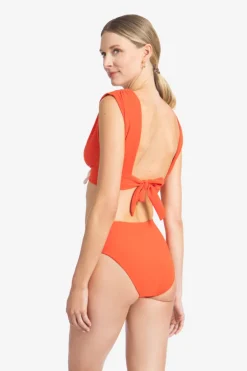 Soliel Capsleeve Bikini Top